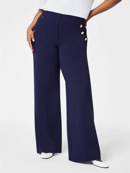 Sandra | Elegante en Sculpturale Pantalon Jersey-Stretch