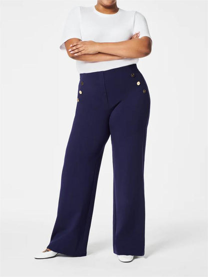Sandra | Elegante en Sculpturale Pantalon Jersey-Stretch