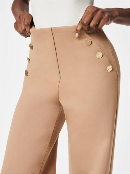 Sandra | Elegante en Sculpturale Pantalon Jersey-Stretch