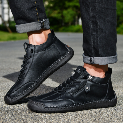 Titan | Nubuckleder Schoenen met Rits voor Mannen