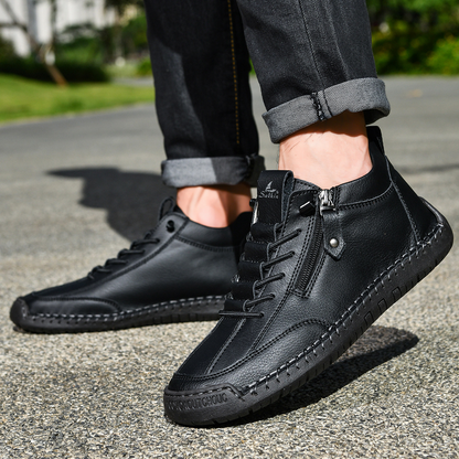 Titan | Nubuckleder Schoenen met Rits voor Mannen