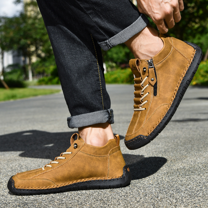 Titan | Nubuckleder Schoenen met Rits voor Mannen
