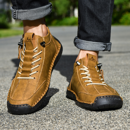 Titan | Nubuckleder Schoenen met Rits voor Mannen