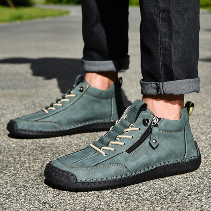 Titan | Nubuckleder Schoenen met Rits voor Mannen