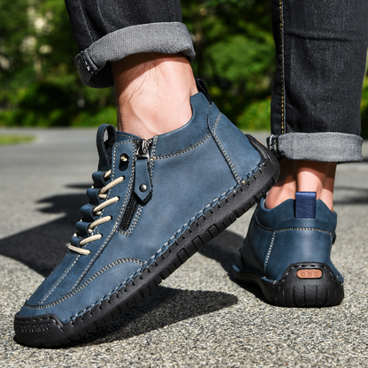 Titan | Nubuckleder Schoenen met Rits voor Mannen