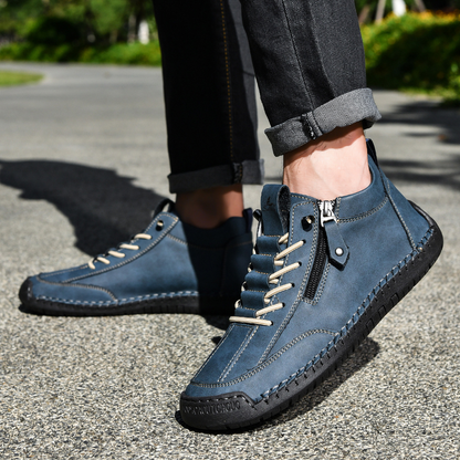 Titan | Nubuckleder Schoenen met Rits voor Mannen