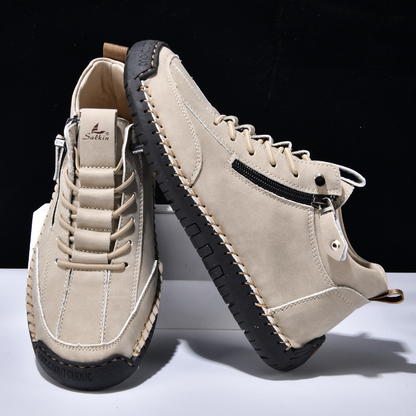 Titan | Nubuckleder Schoenen met Rits voor Mannen