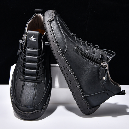 Titan | Nubuckleder Schoenen met Rits voor Mannen