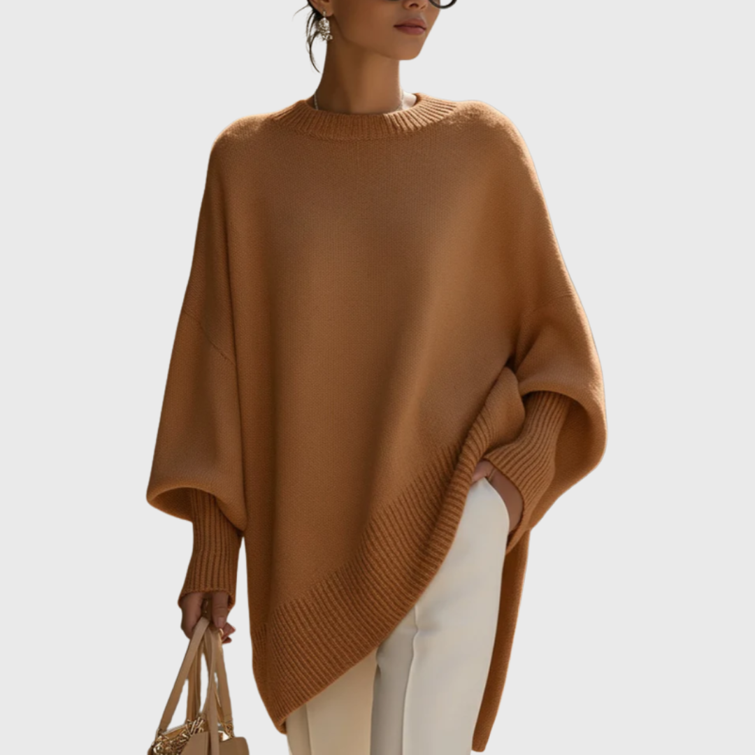 Roos™ – Elegante Oversized Poncho Trui