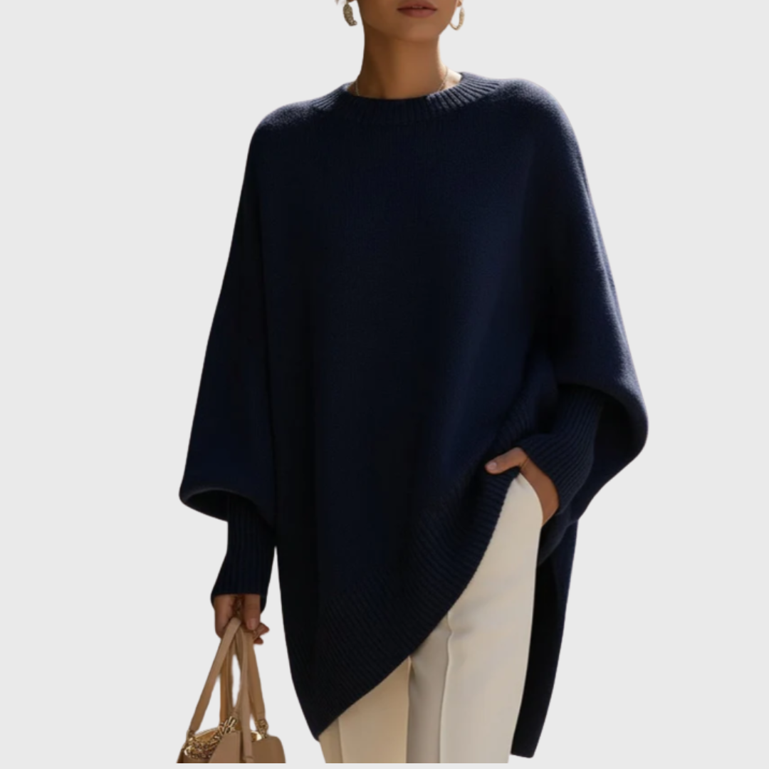 Roos™ – Elegante Oversized Poncho Trui