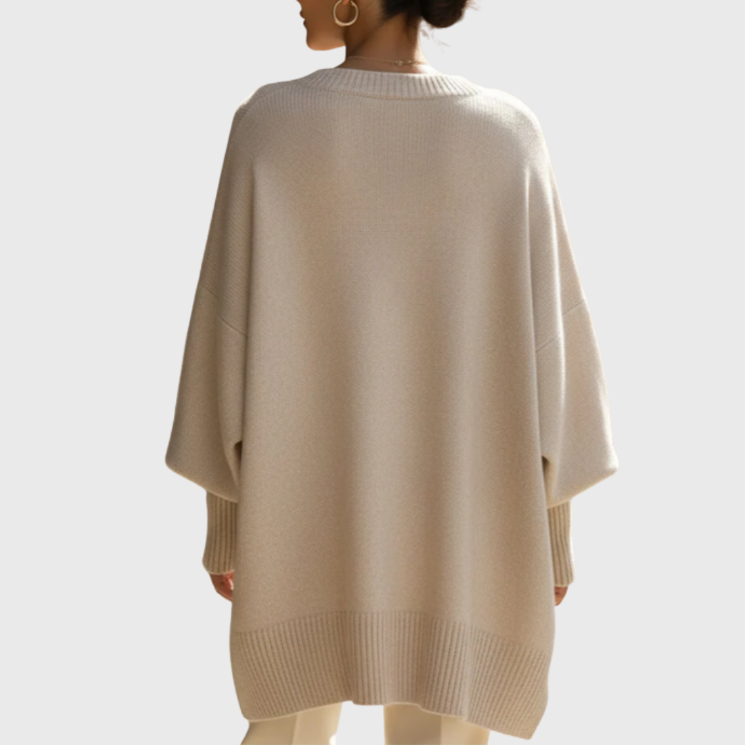 Roos™ – Elegante Oversized Poncho Trui