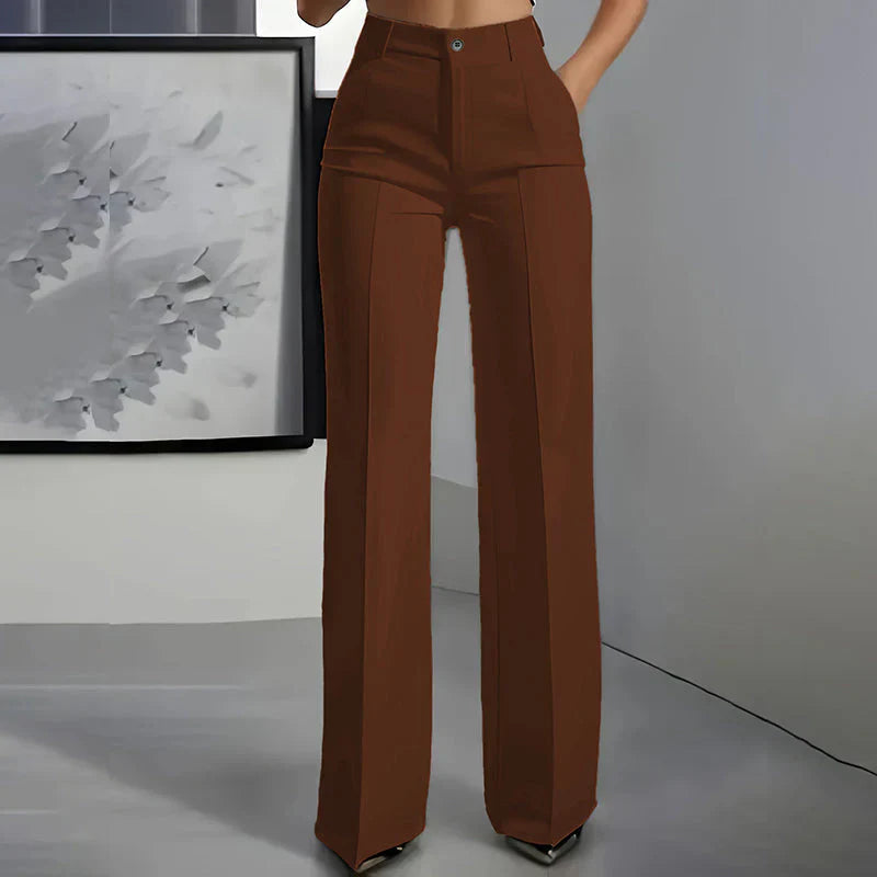 Taylor | Chic hoge taillebroek met flatterende pasvorm voor werk en elegante momenten
