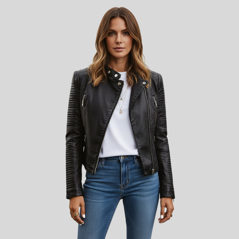 SAMANTHA | Elegante leren jas