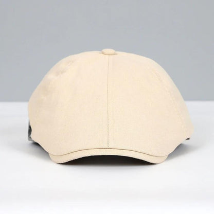 Flat Cap | Heren Baret met Verstelbare Band en Eenvoudige Lijn