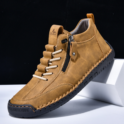 Titan | Nubuckleder Schoenen met Rits voor Mannen