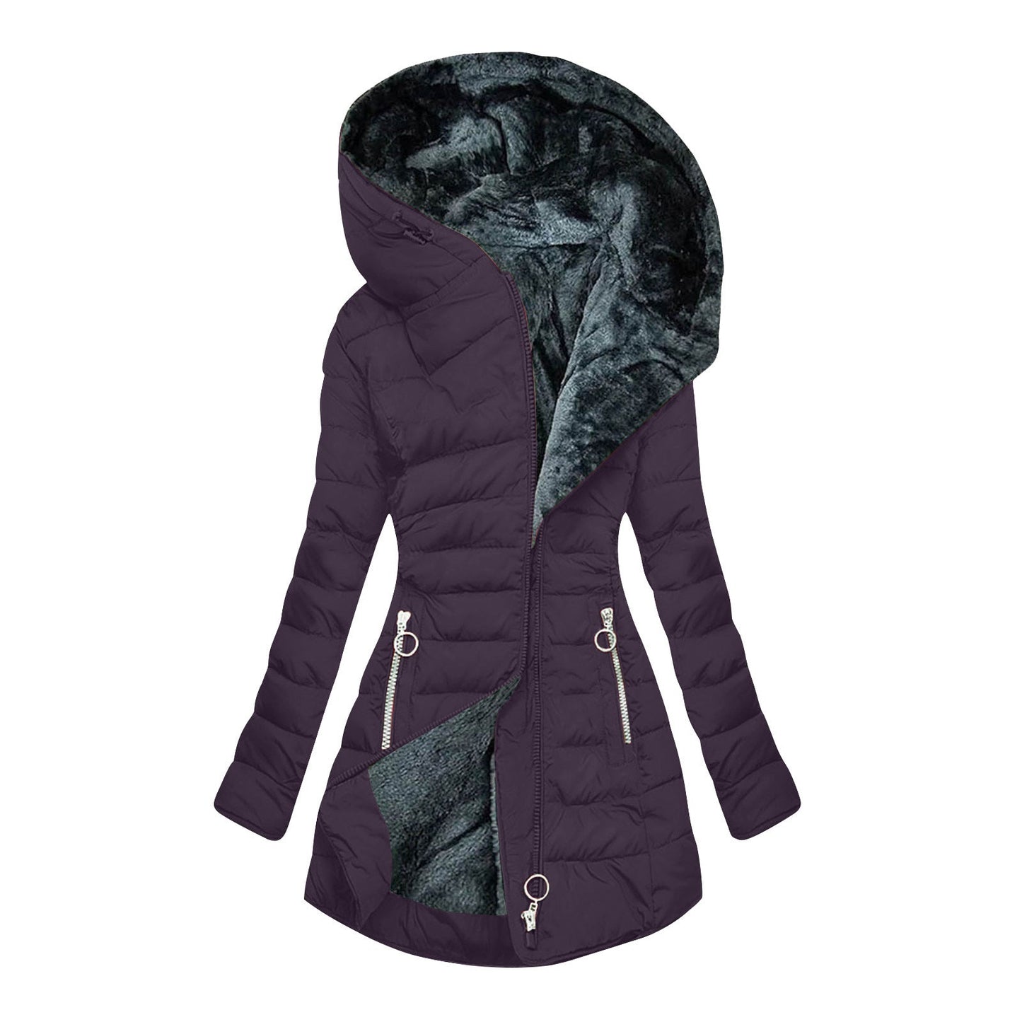 Chloe | Lange Winterjas met Warmtebescherming en Elegante Dagelijkse Stijl