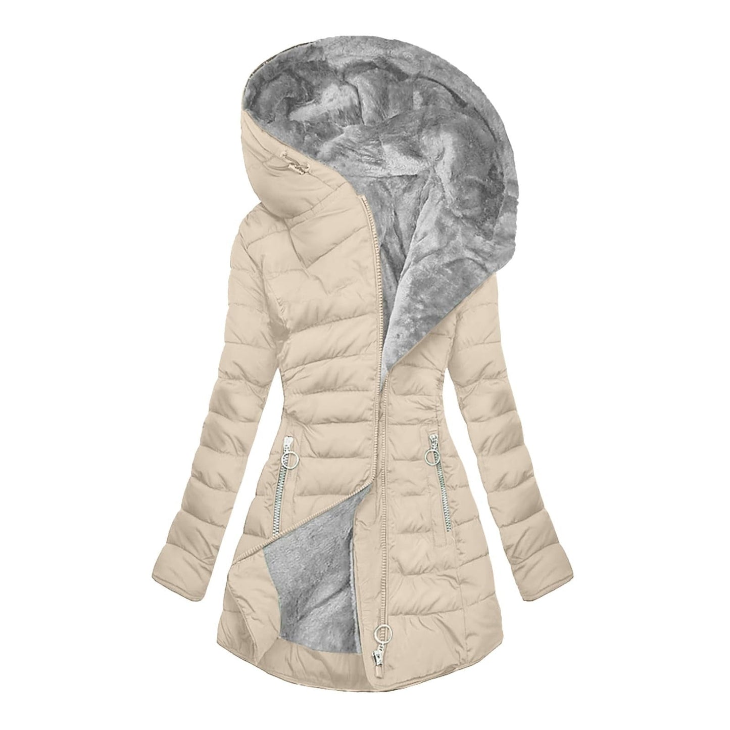 Chloe | Lange Winterjas met Warmtebescherming en Elegante Dagelijkse Stijl