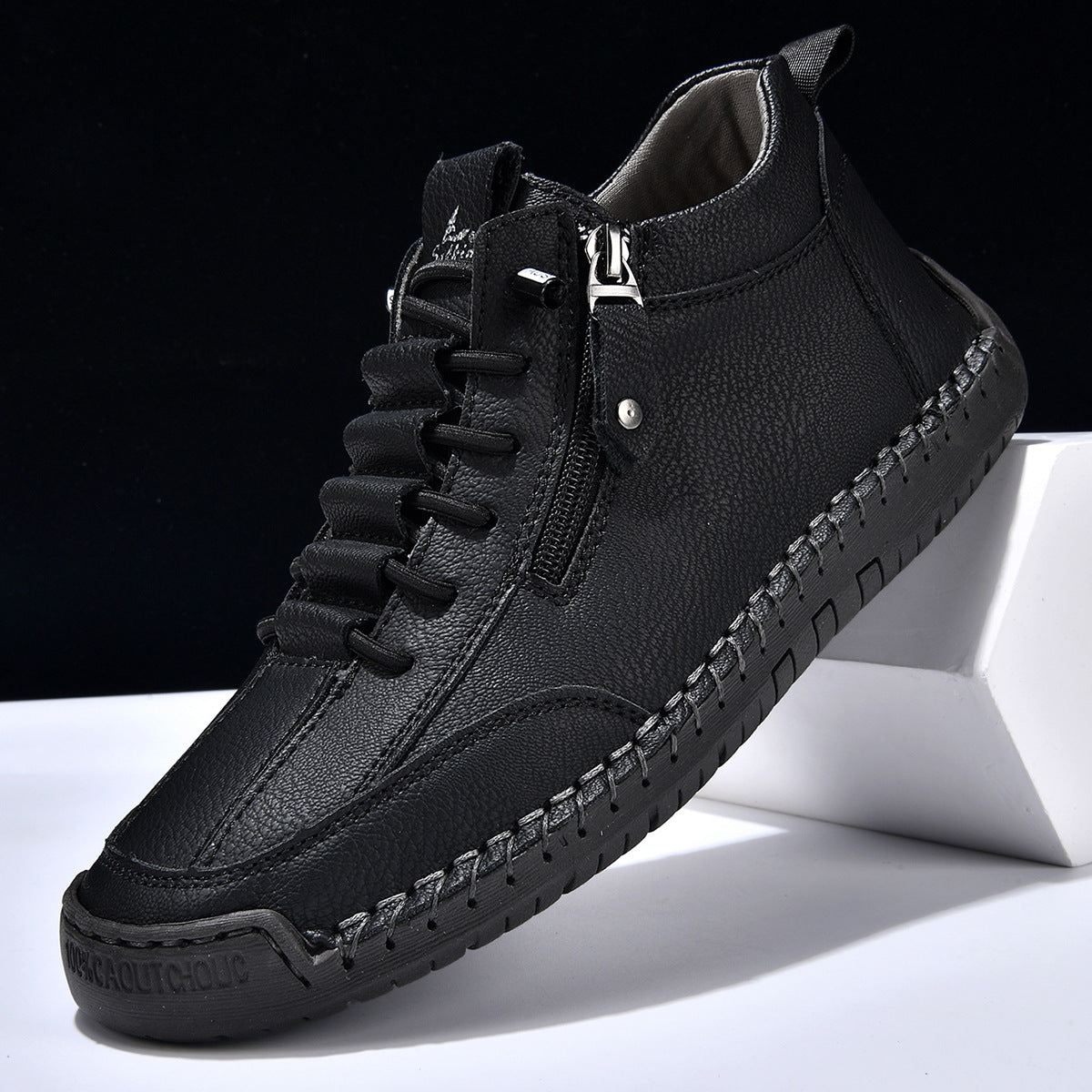 Titan | Nubuckleder Schoenen met Rits voor Mannen