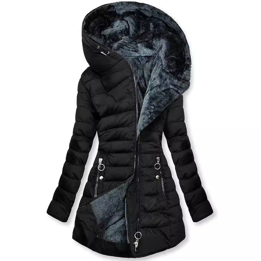 Chloe | Lange Winterjas met Warmtebescherming en Elegante Dagelijkse Stijl