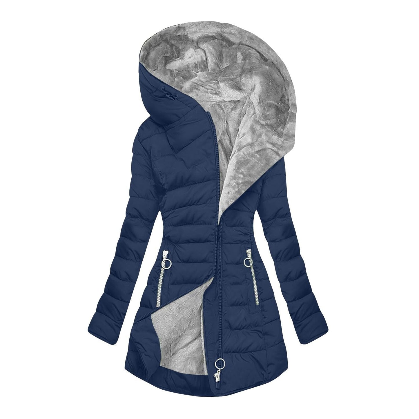 Chloe | Lange Winterjas met Warmtebescherming en Elegante Dagelijkse Stijl