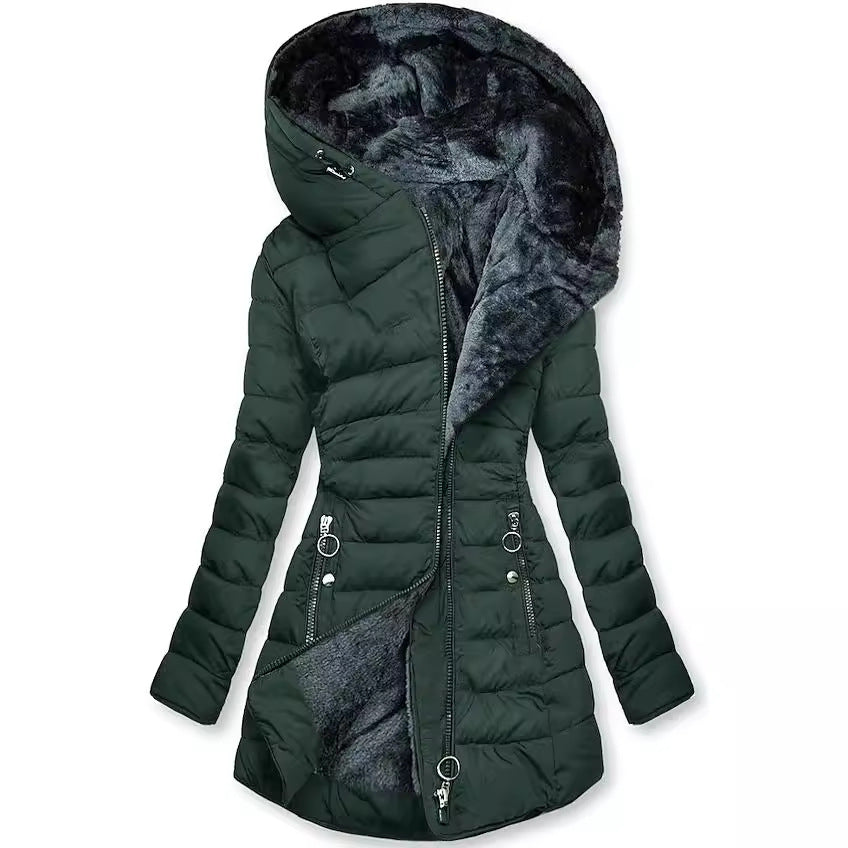 Chloe | Lange Winterjas met Warmtebescherming en Elegante Dagelijkse Stijl