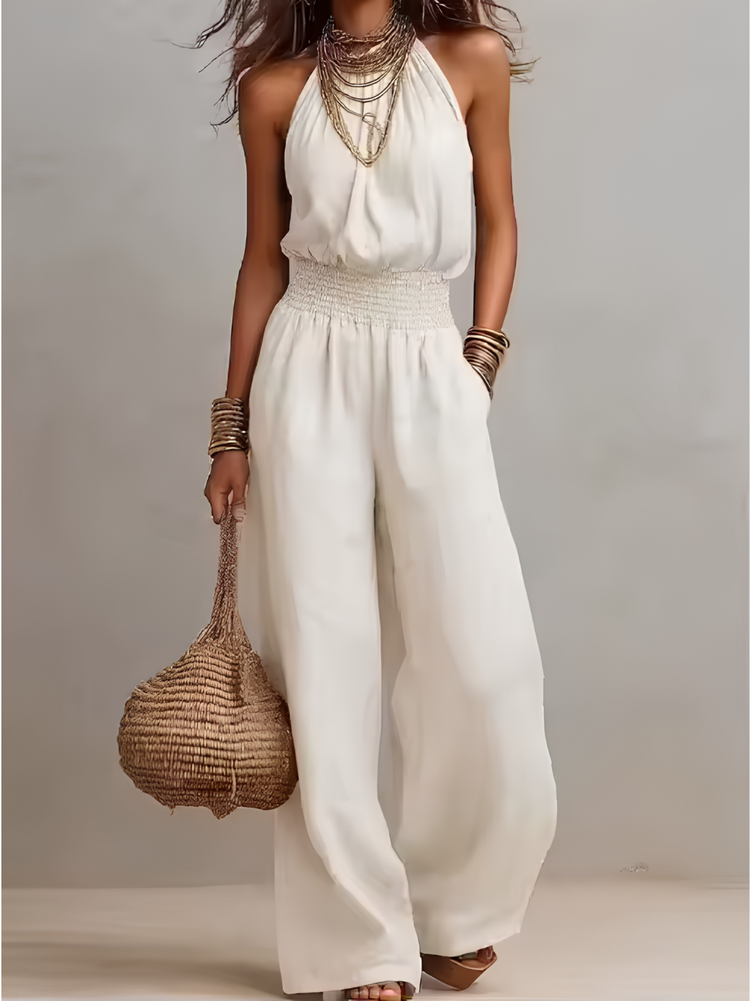 Valerie | Zomerse linnen jumpsuit