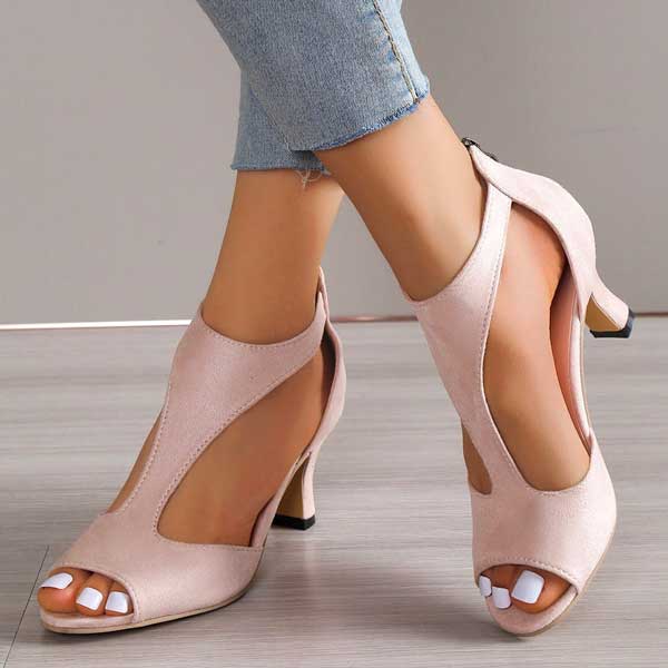 Mirea | Orthopedische Sandalen met Stabiele Hak en Comfort