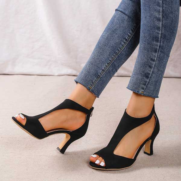 Mirea | Orthopedische Sandalen met Stabiele Hak en Comfort