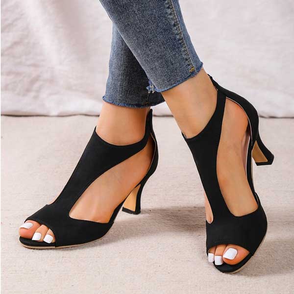Mirea | Orthopedische Sandalen met Stabiele Hak en Comfort