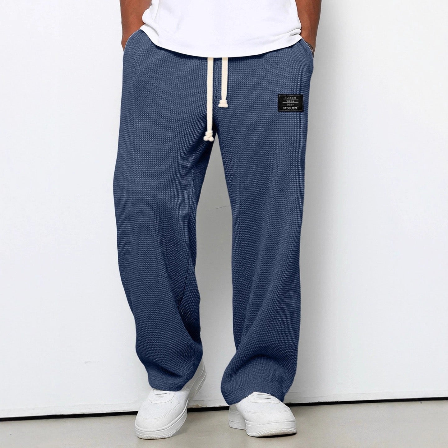 Dino | Comfortabele Wijde Broek voor Mannen met Verstelbare Taille