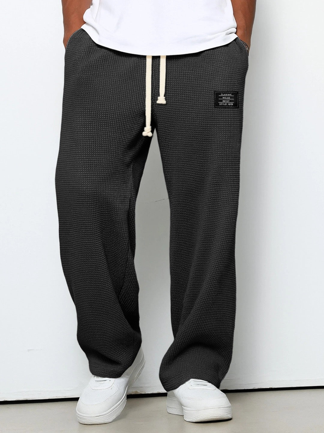 Dino | Comfortabele Wijde Broek voor Mannen met Verstelbare Taille