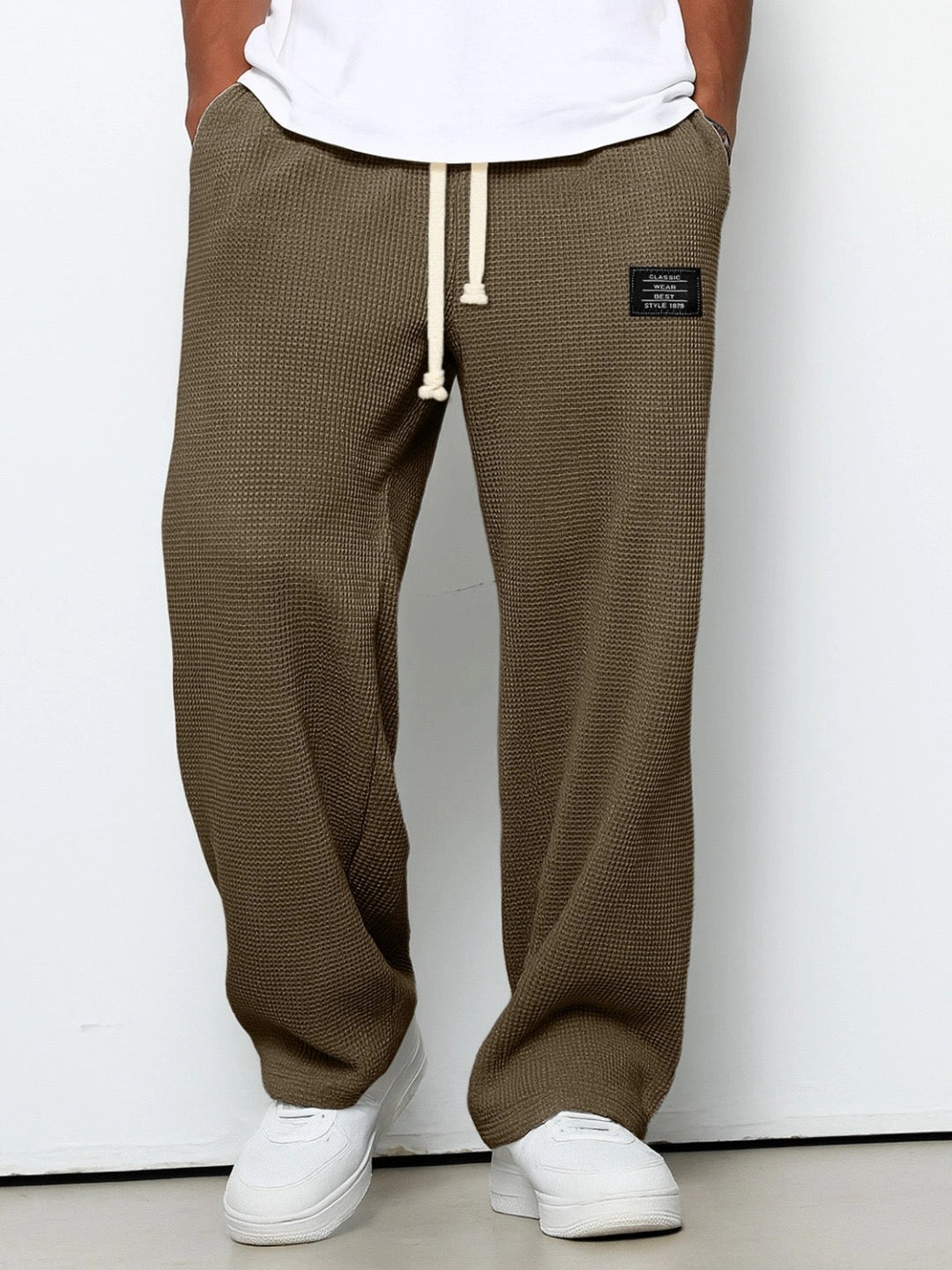 Dino | Comfortabele Wijde Broek voor Mannen met Verstelbare Taille