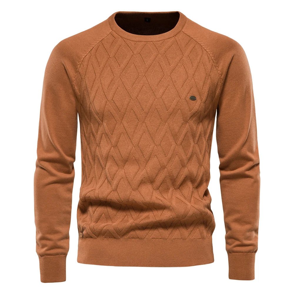 THEO | Herenpullover met Ruitpatroon