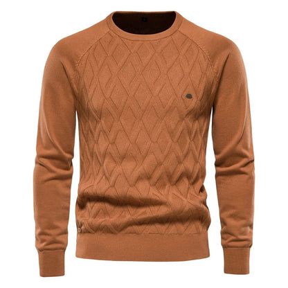 THEO | Herenpullover met Ruitpatroon