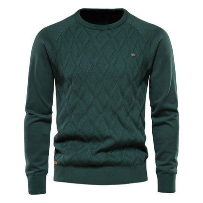THEO | Herenpullover met Ruitpatroon