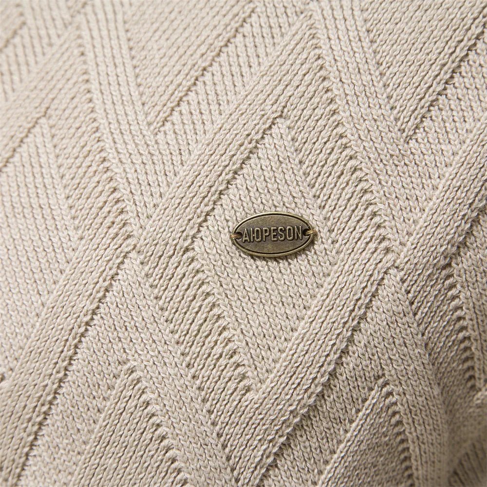 THEO | Herenpullover met Ruitpatroon