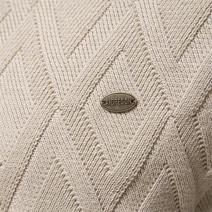 THEO | Herenpullover met Ruitpatroon