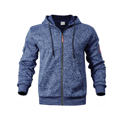 Sven | Heren vest met capuchon, volledige rits en dagelijkse warmte voor buiten