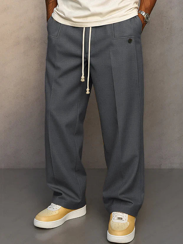 Olivier | Elegante broek met verstelbaar koord