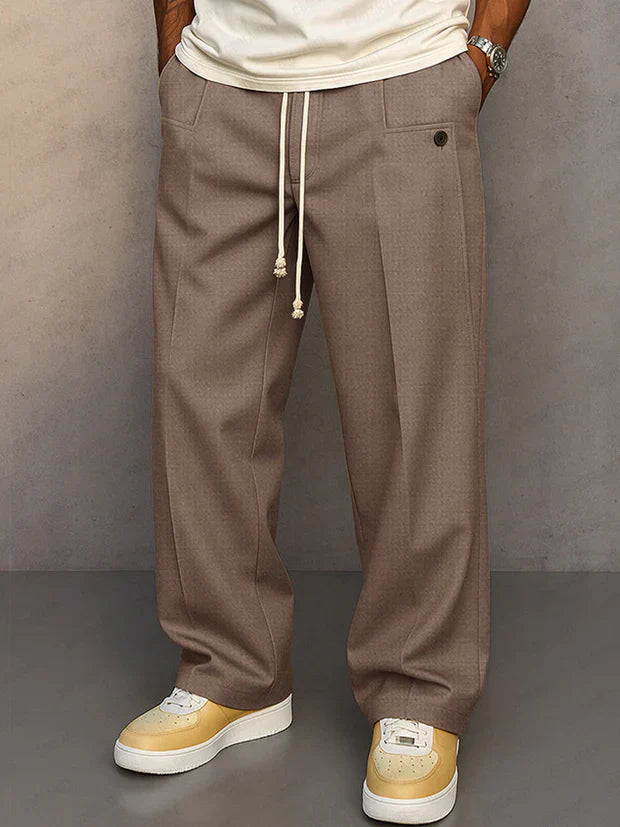 Olivier | Elegante broek met verstelbaar koord