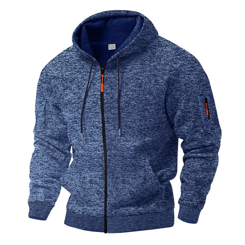 Sven | Heren vest met capuchon, volledige rits en dagelijkse warmte voor buiten