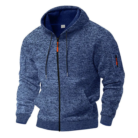 Sven | Heren vest met capuchon, volledige rits en dagelijkse warmte voor buiten