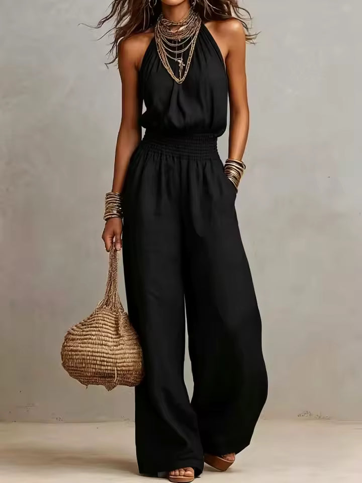 Valerie | Zomerse linnen jumpsuit