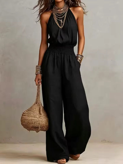 Valerie | Zomerse linnen jumpsuit