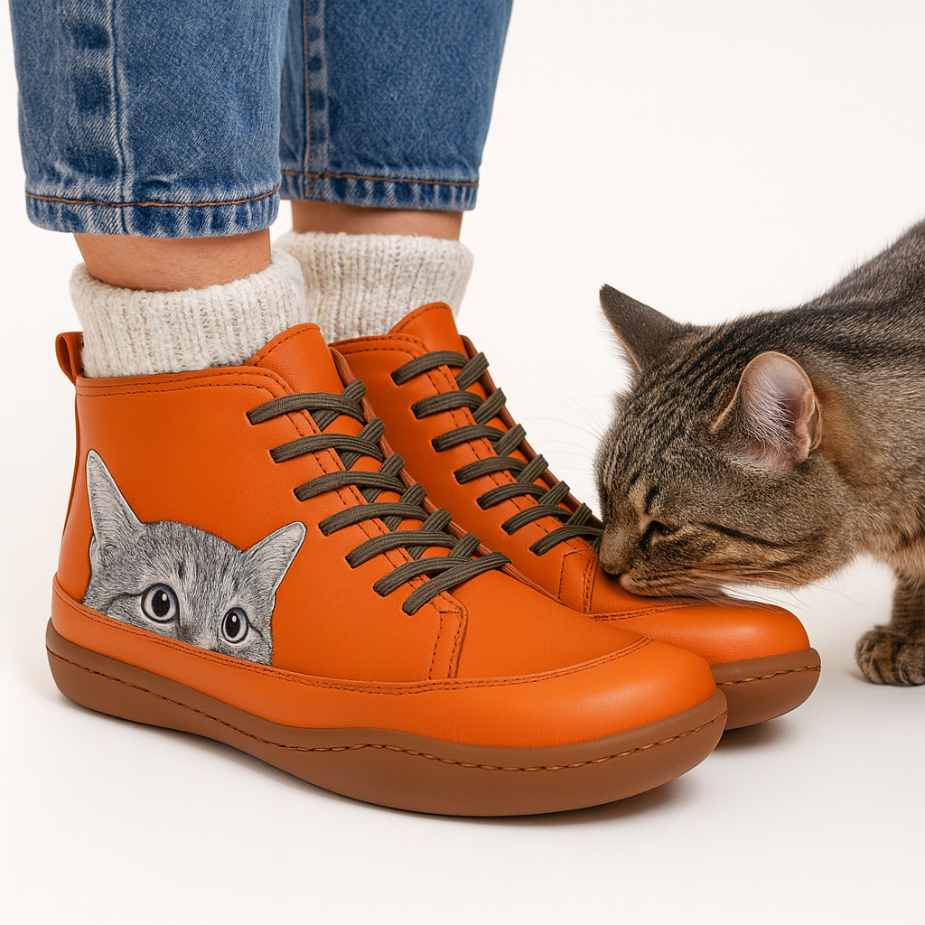 NAYLA | Katten Sneakers met Ultiem Comfort en Speelse Stijl