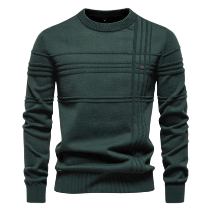 TOM | Stijlvolle herenpullover met ruitdesign