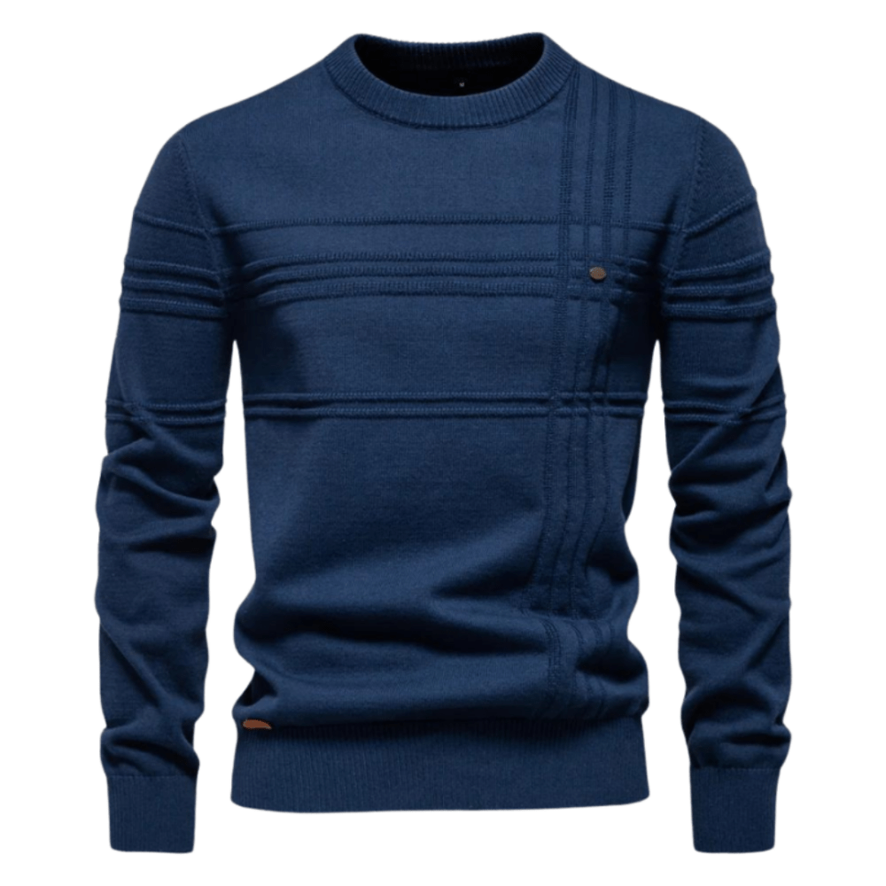 TOM | Stijlvolle herenpullover met ruitdesign