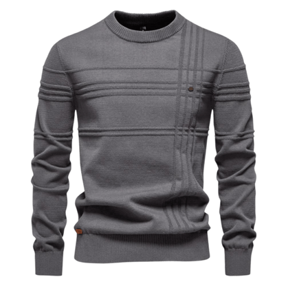 TOM | Stijlvolle herenpullover met ruitdesign