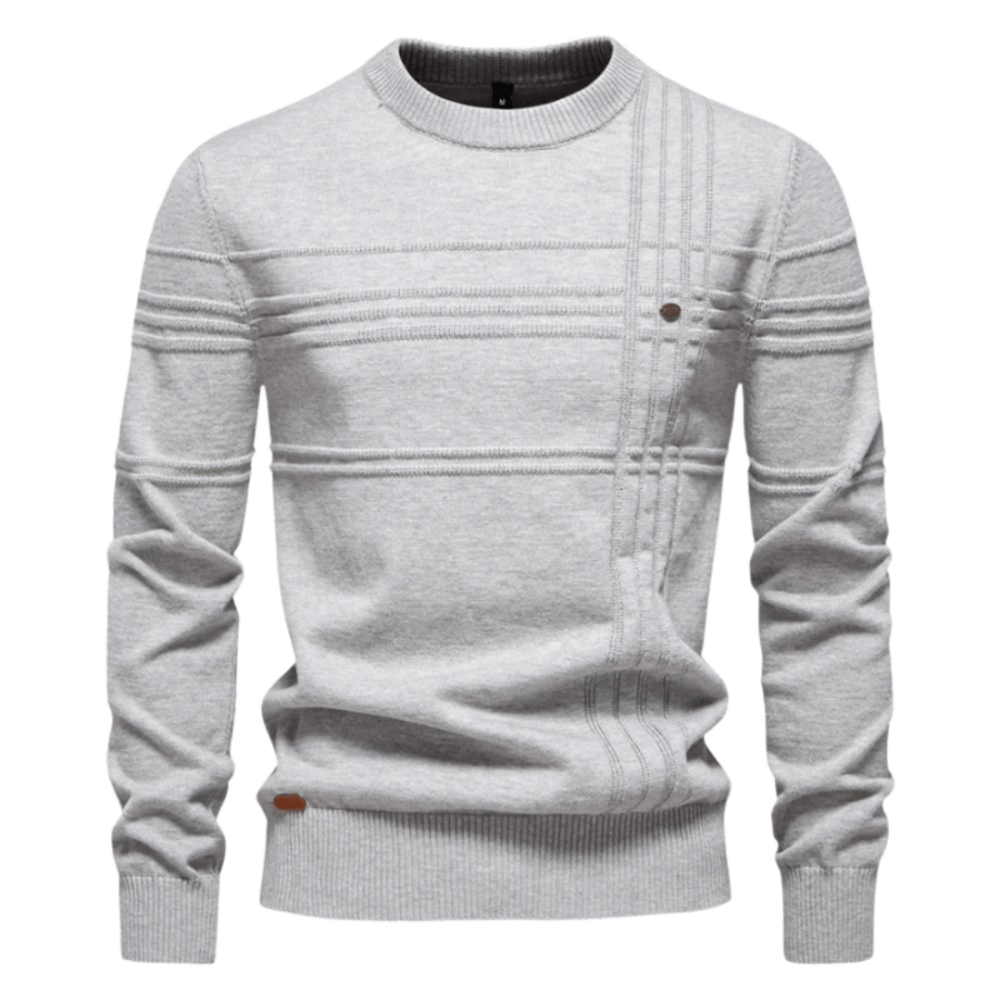 TOM | Stijlvolle herenpullover met ruitdesign