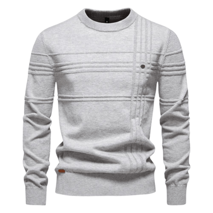 TOM | Stijlvolle herenpullover met ruitdesign